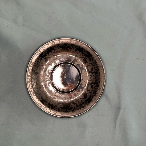 Two espresso cup and saucer sets. Bonox porcelain. Brown with etching. - Picture 5 of 11